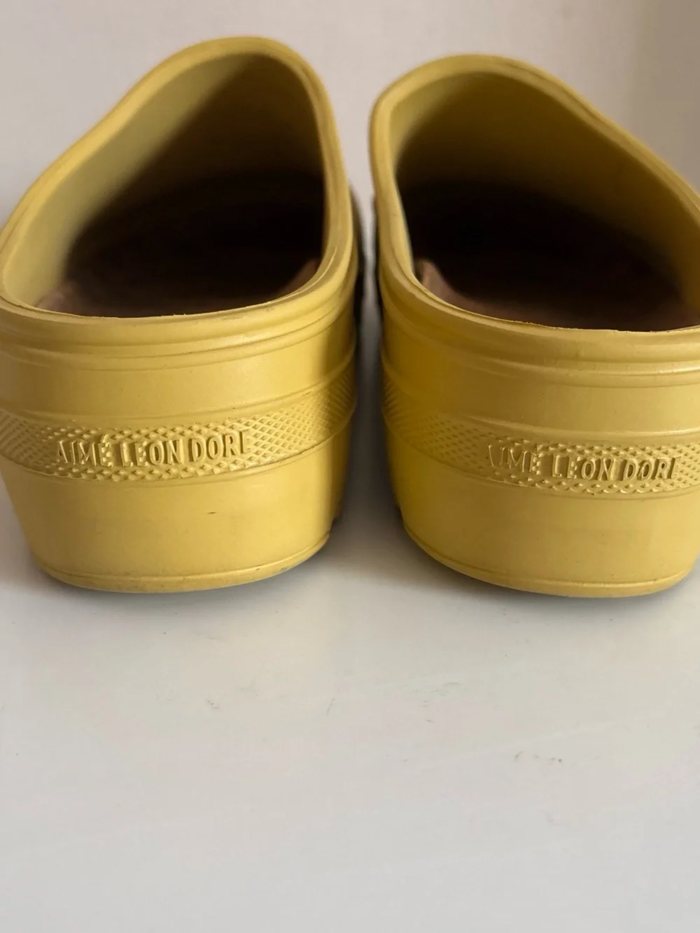 Aime Leon Dore yellow clogs #clogs #comfort Size12/12.5US men
